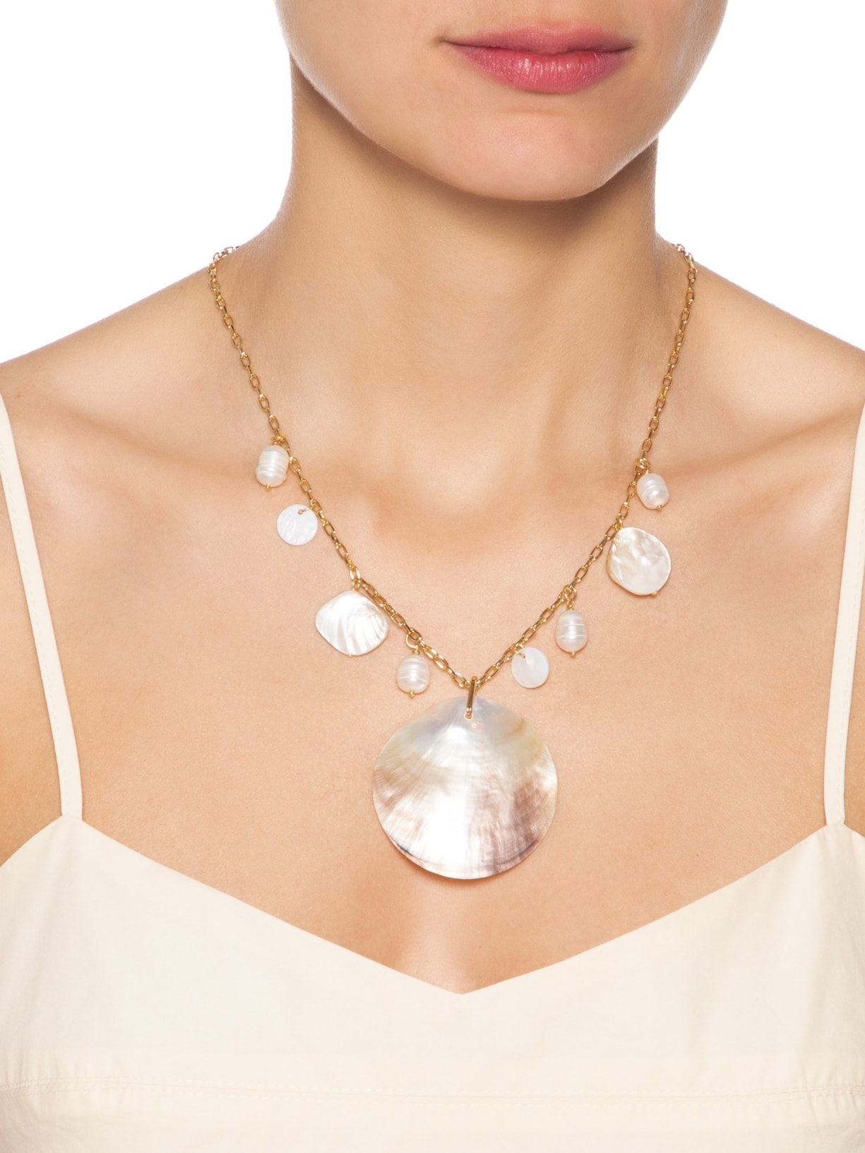 Colar Feminino Madrepérolas Laguna Off White Dress To