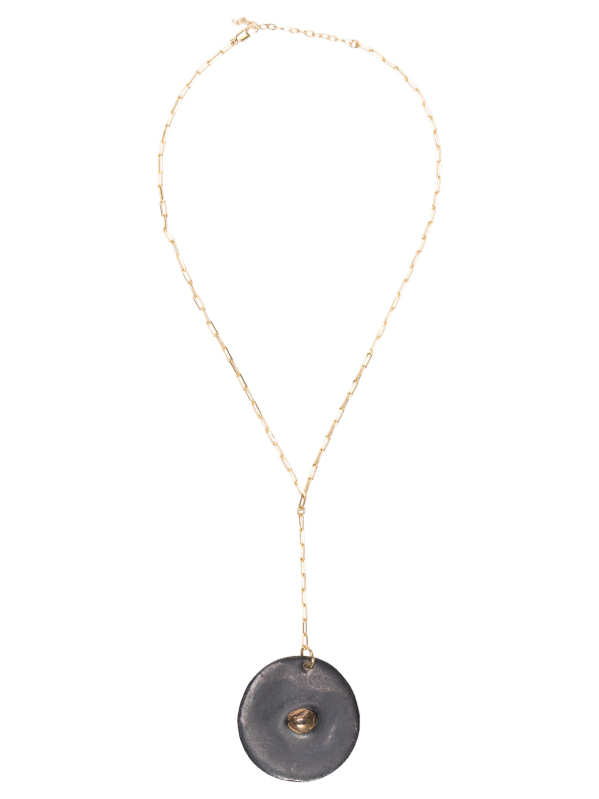 Colar Feminino Mamilo Em Metal - Ouro