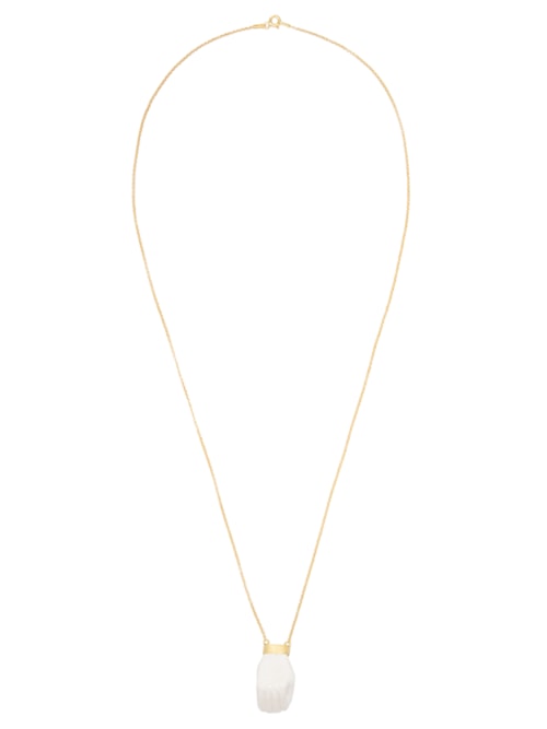 Colar Feminino Mancheia Em Metal - Off White