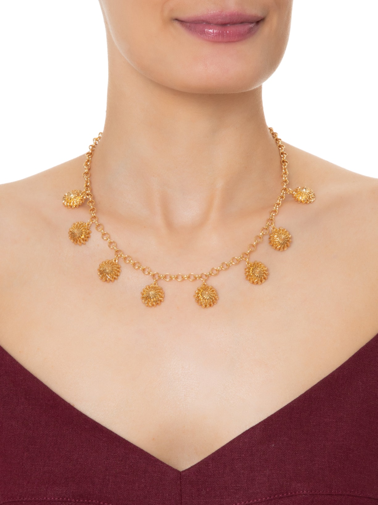 Colar Feminino Matilda Dourado Struktura