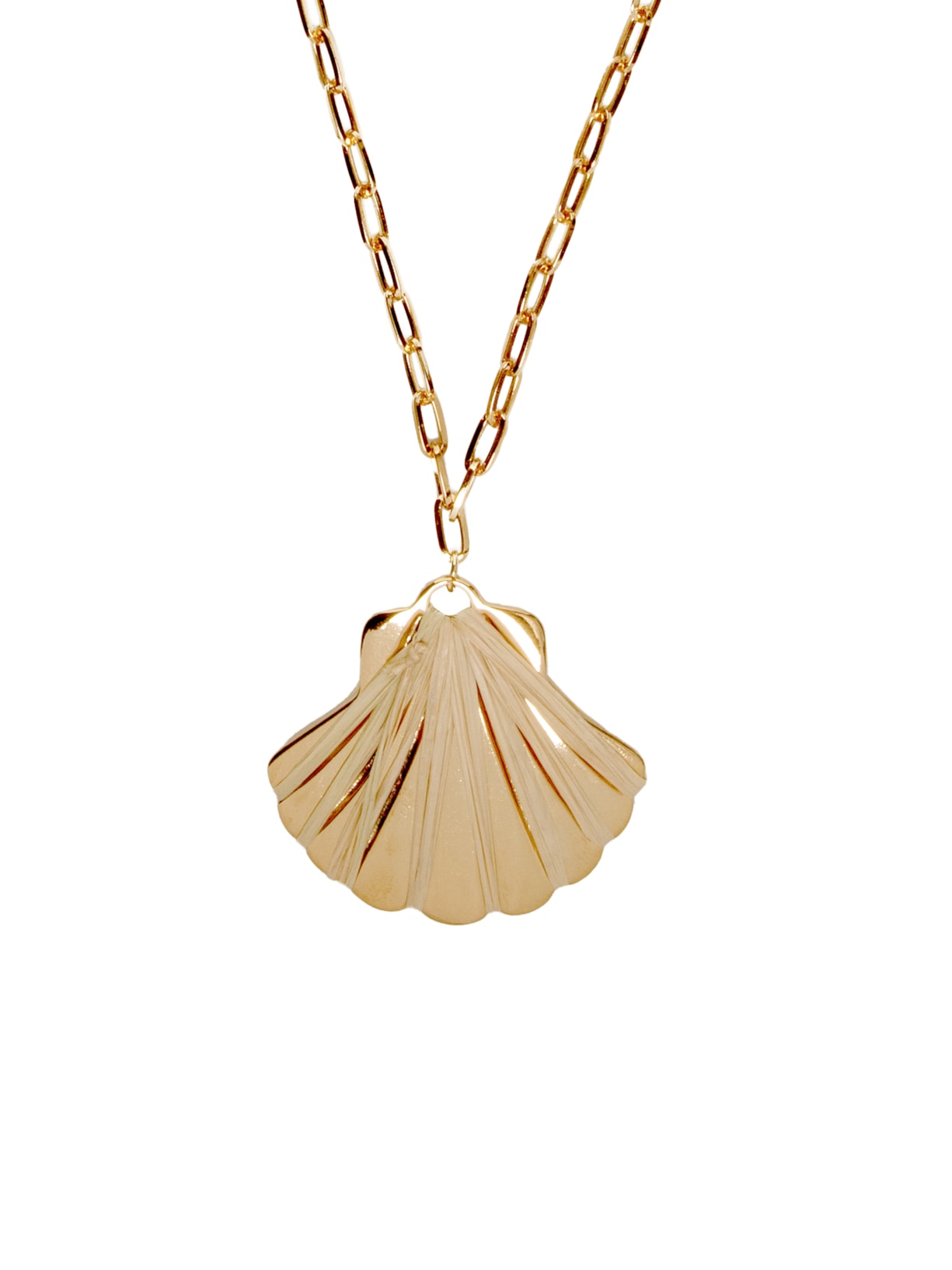 Colar Feminino Medalha Vieira De Palha Dourado Dress To