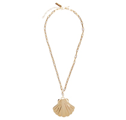 Colar Feminino Medalha Vieira De Palha - Dourado