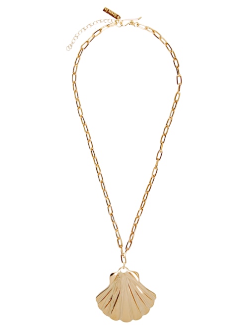 Colar Feminino Medalha Vieira De Palha - Dourado