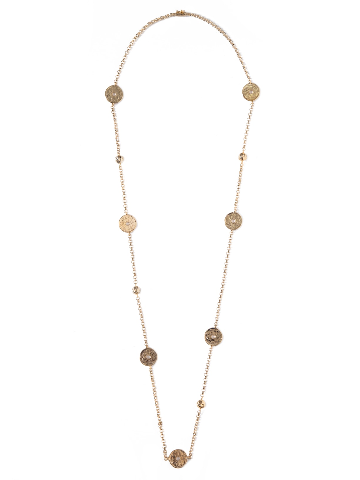Colar Feminino Medalhas Ouro - Dourado