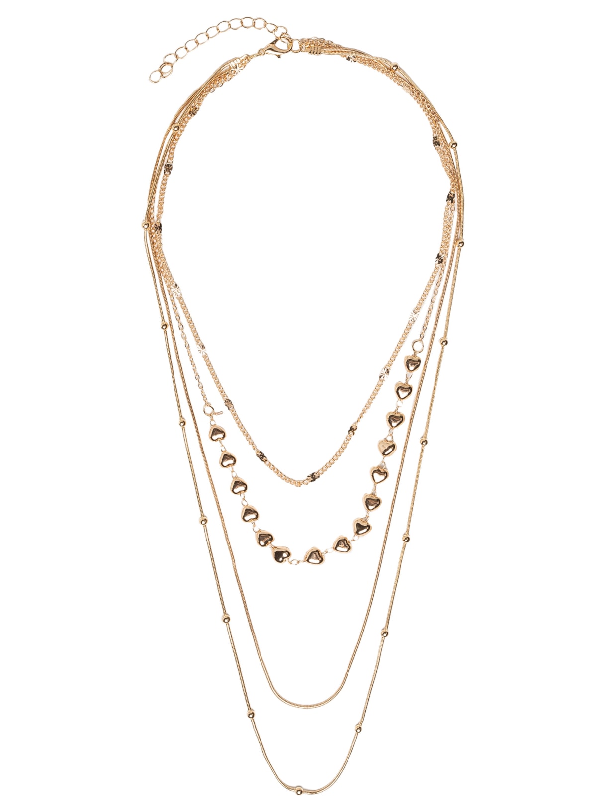 Colar Feminino Mix Camadas - Dourado