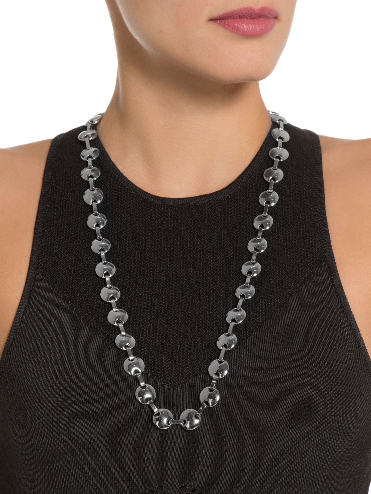 Colar Feminino Moedas Desejo Em Metal Prata M.loures