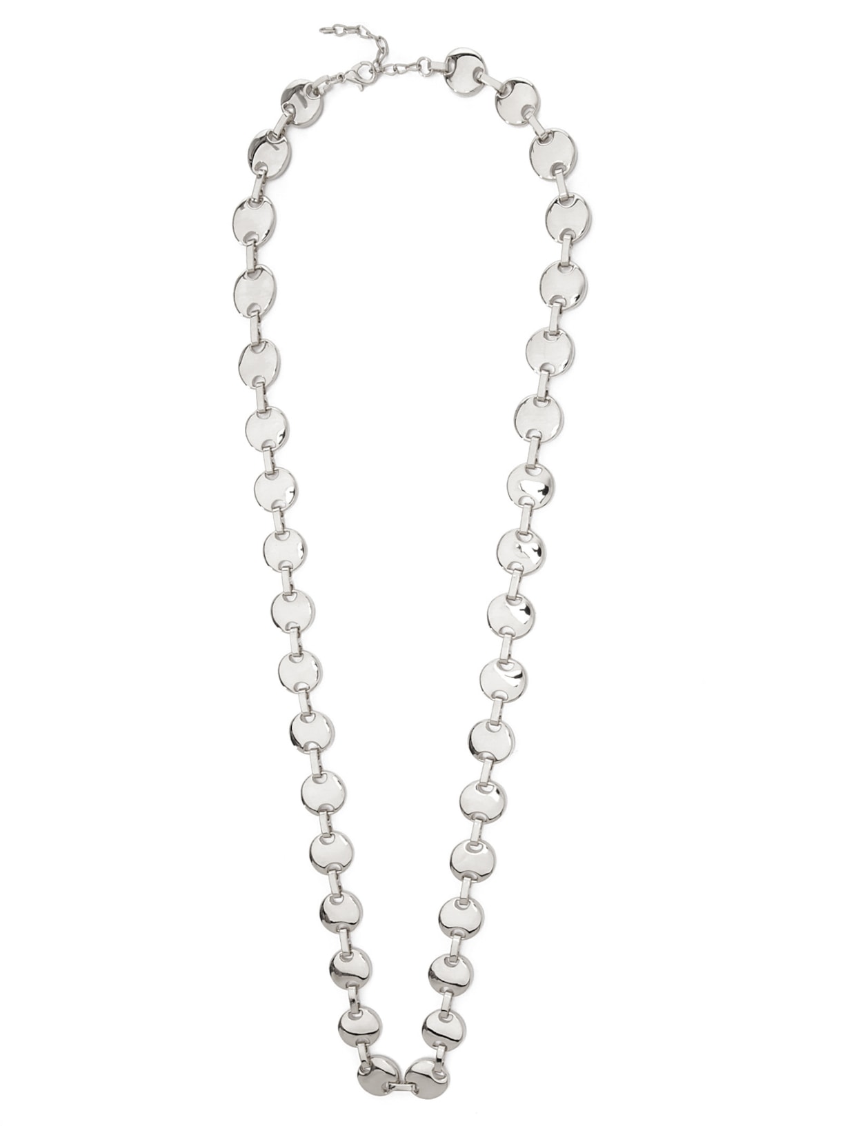 Colar Feminino Moedas Desejo Em Metal - Prata