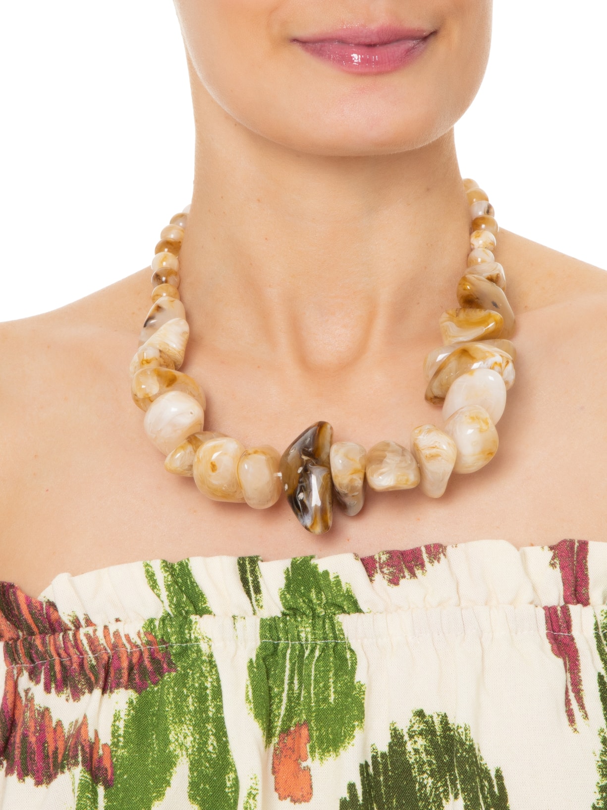 Colar Feminino Mônica Bege Le Lis