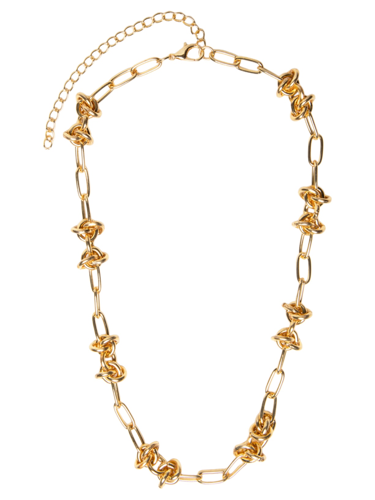 Colar Feminino Nós Dourado Market 33