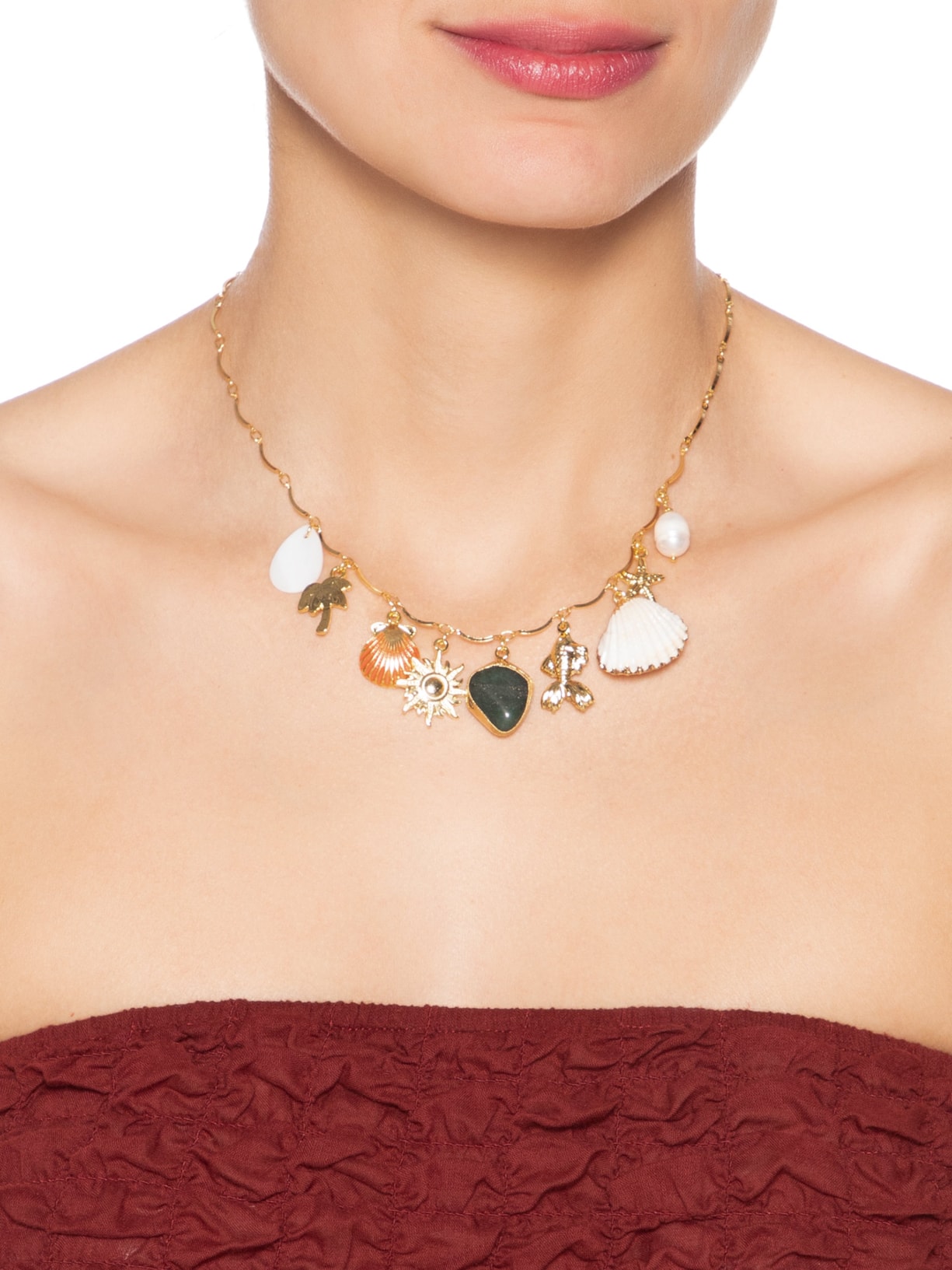 Colar Feminino Oásis Dourado Dress To