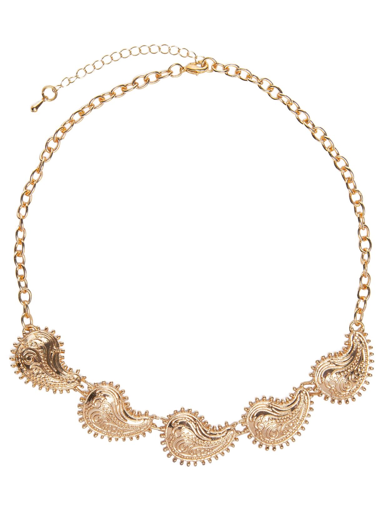 Colar Feminino Paisley - Dourado