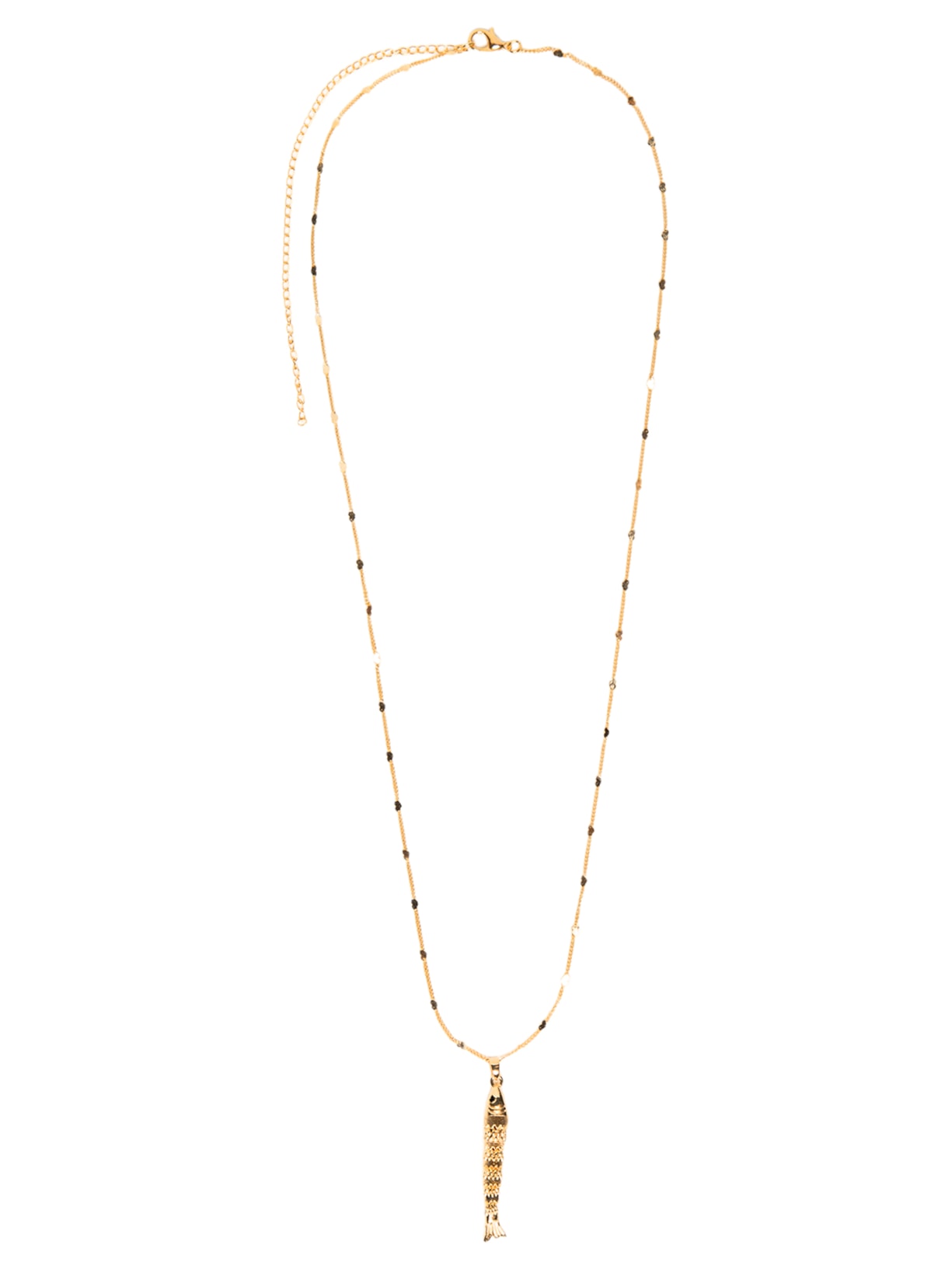 Colar Feminino Pingente Peixe - Dourado