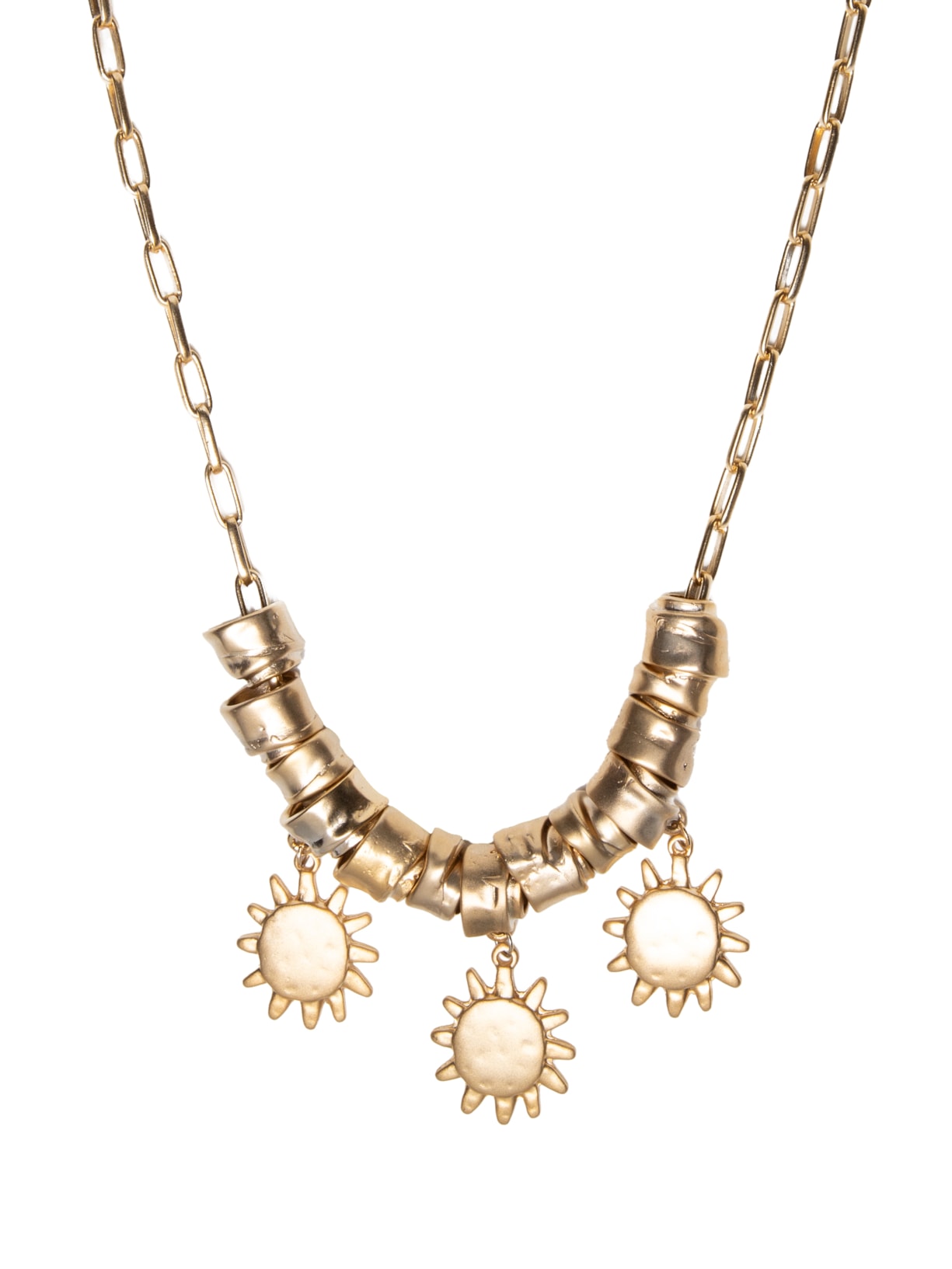 Colar Feminino Pôr Do Sol Dourado Dress To