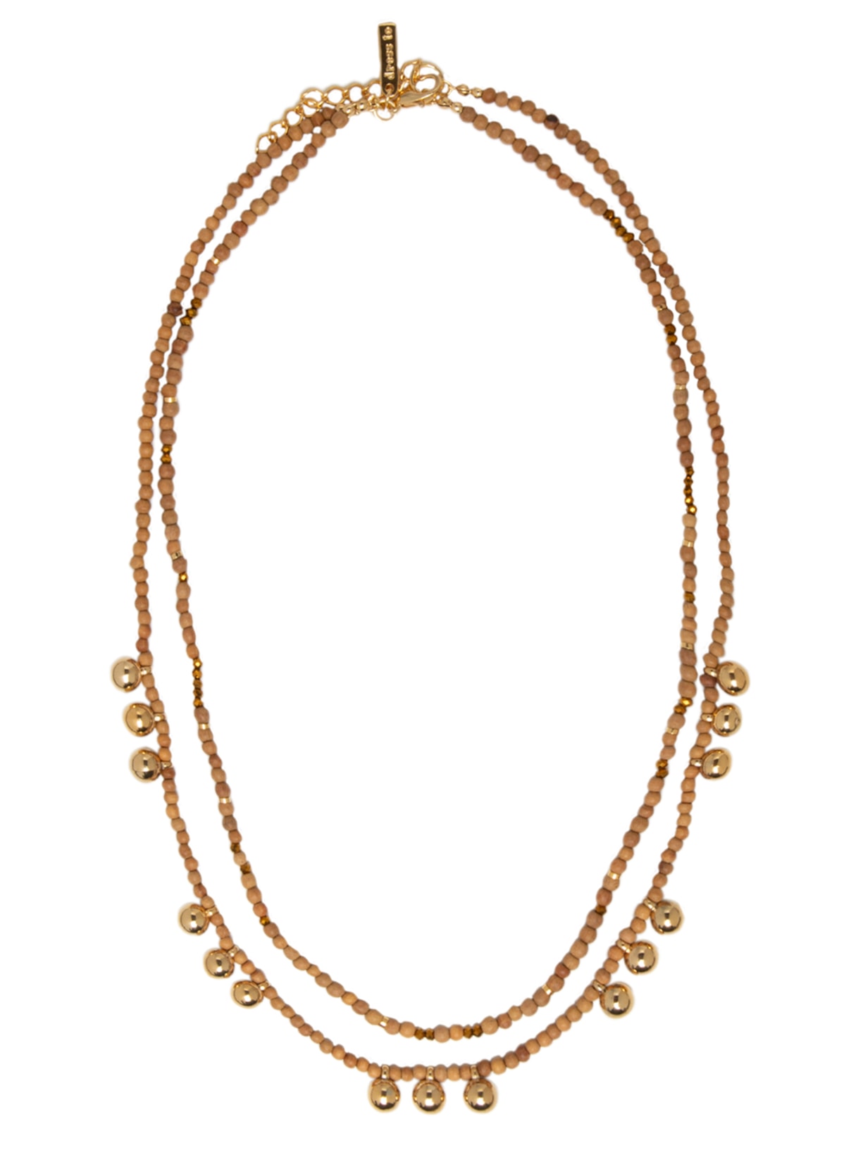 Colar Feminino Sândalo Fim De Tarde - Dourado