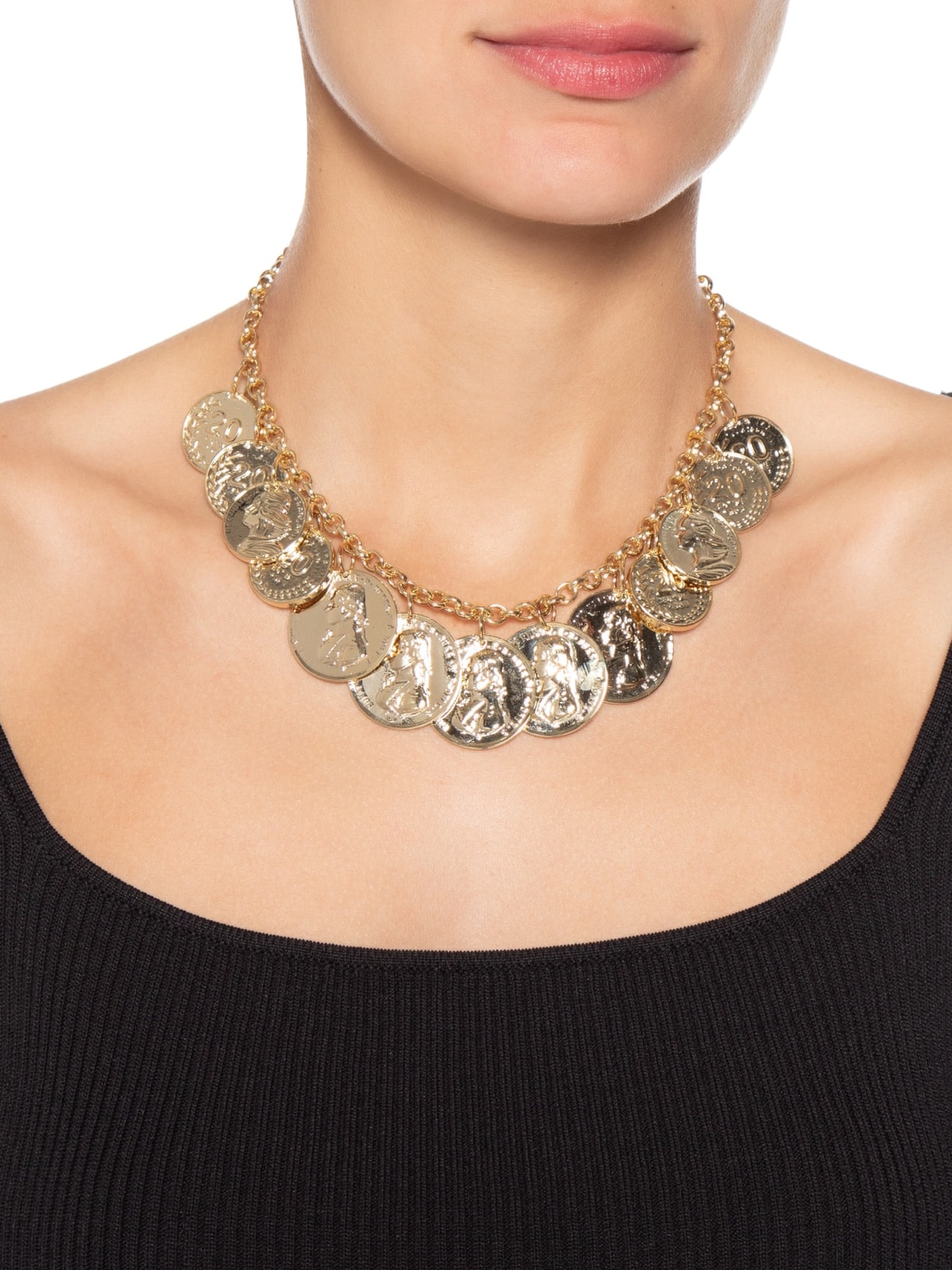 Colar Feminino Selena Dourado Erre