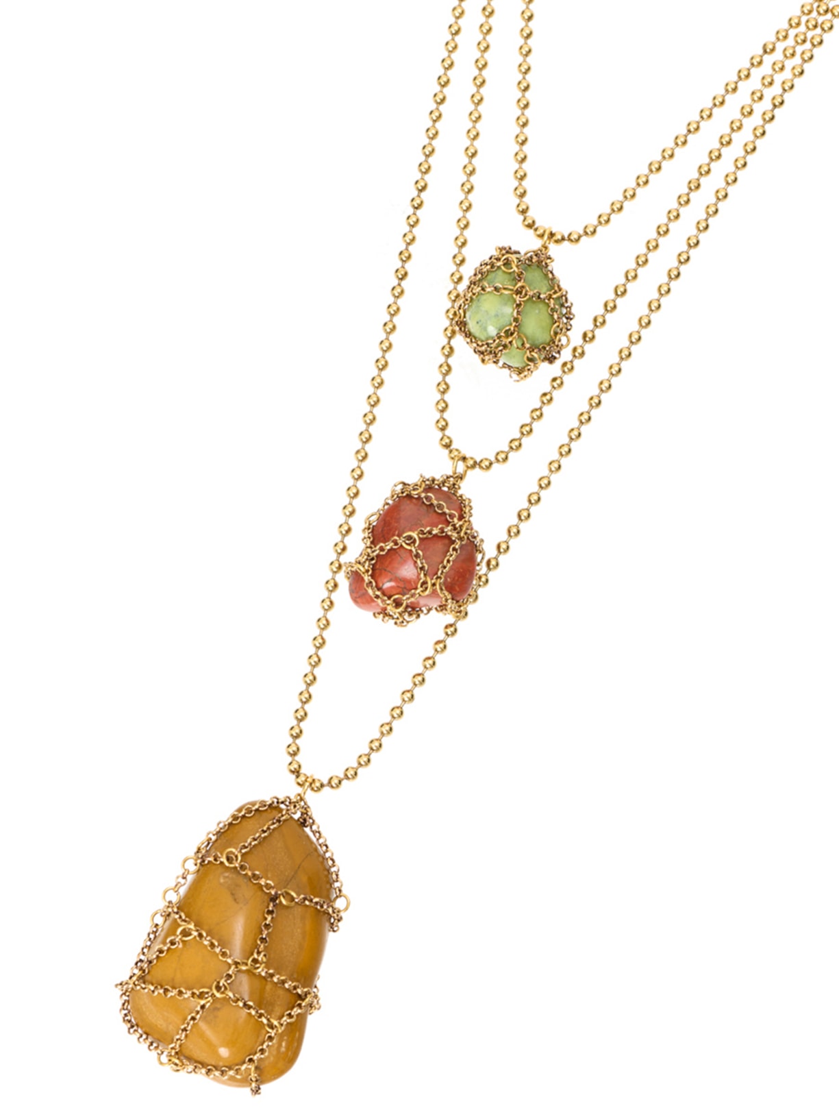 Colar Feminino Trinity I26 Dourado Mixed