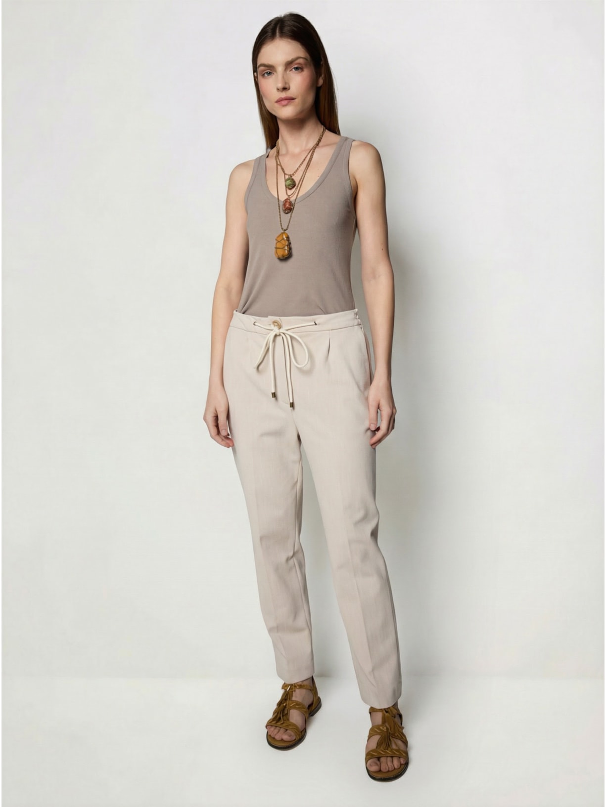 Colar Feminino Trinity I26 Dourado Mixed