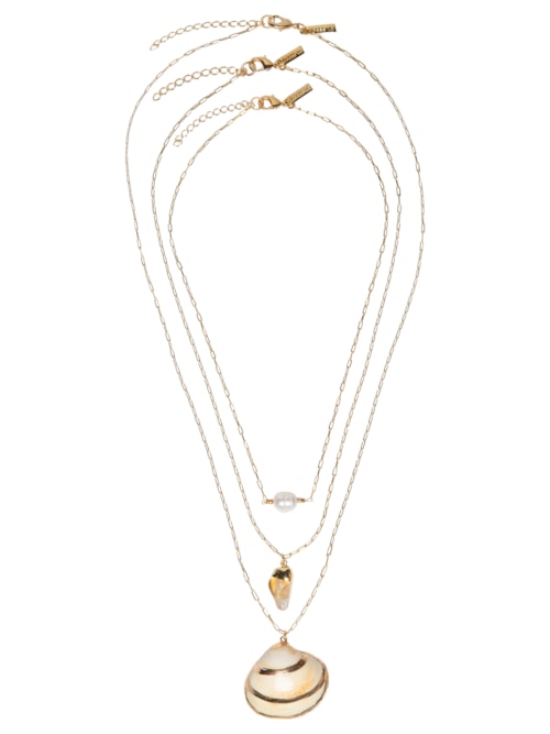 Colar Feminino Trio Beira Mar - Dourado