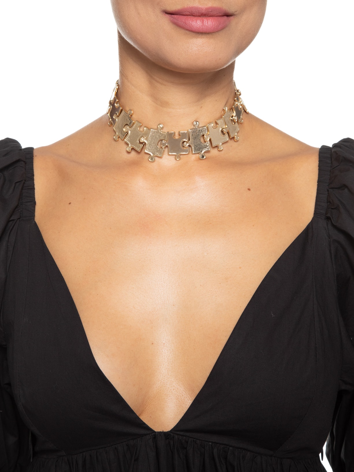 Colar Feminino Ueda Dourado  Ylla