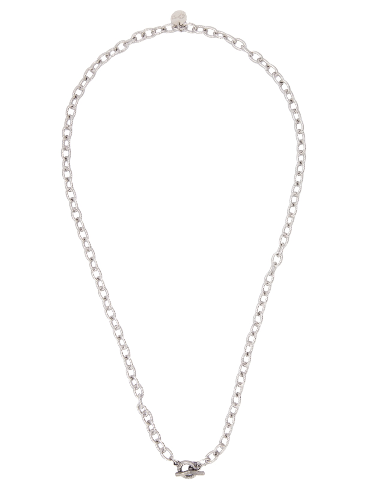 Colar Guzzi Em Aço - Prata