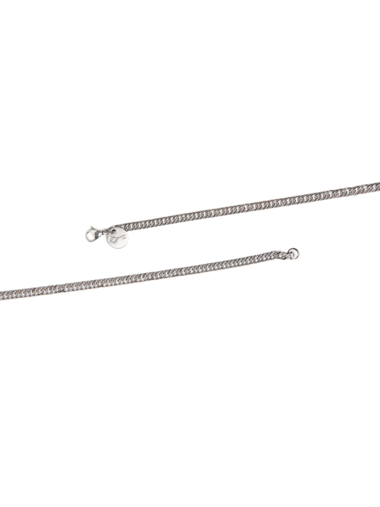 Colar Masculino Alcaraz De Aço 3,8mm Prateado Key Design