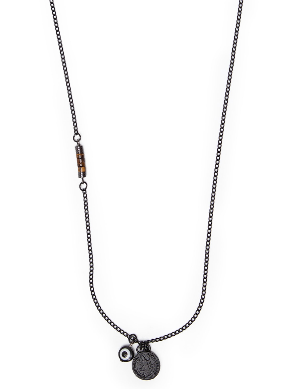 Colar Masculino Black Tiger Preto Sergio K