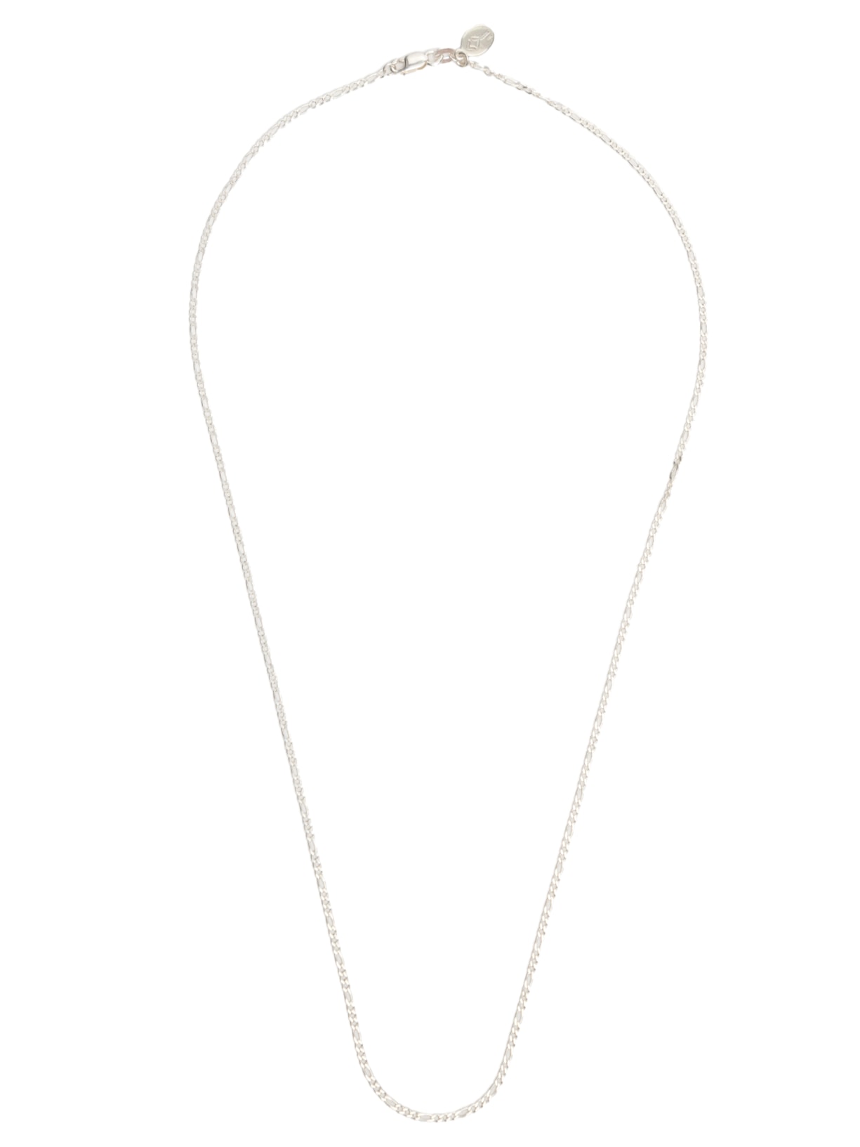 Colar Masculino Corrente De Fígaro - Prata