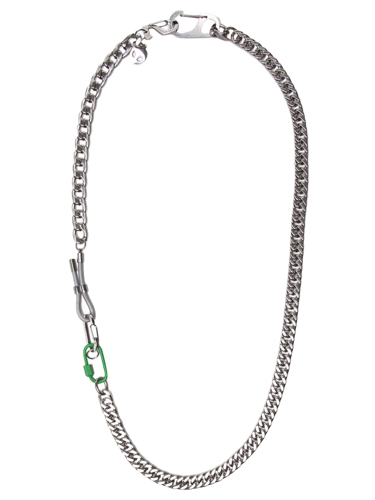 Colar Masculino Corrente Three As One De Aço - Prata