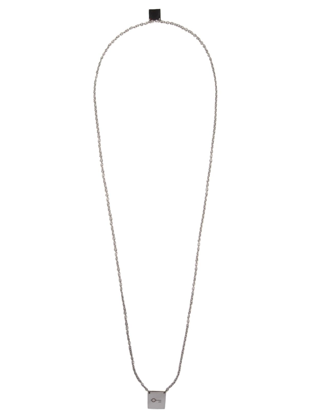 Colar Masculino Escapulário Saab - Prateado