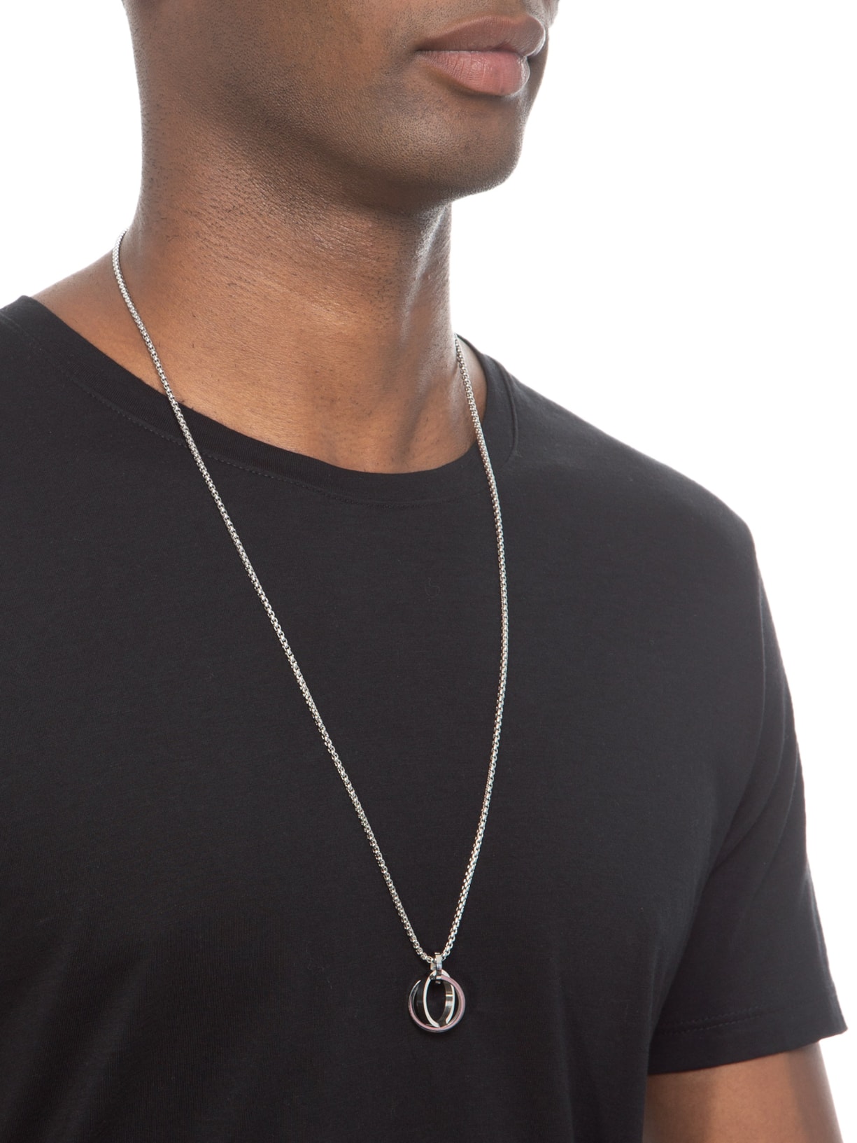 Colar Masculino Gates Silver Prata Key Design