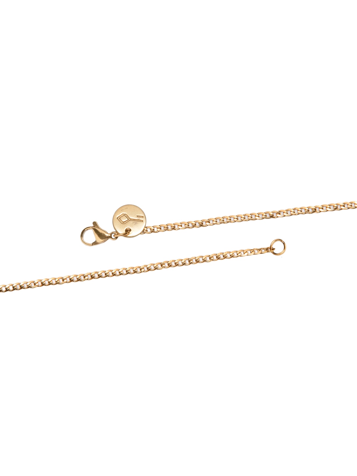 Colar Masculino Hewett De Aço 2mm Dourado Key Design