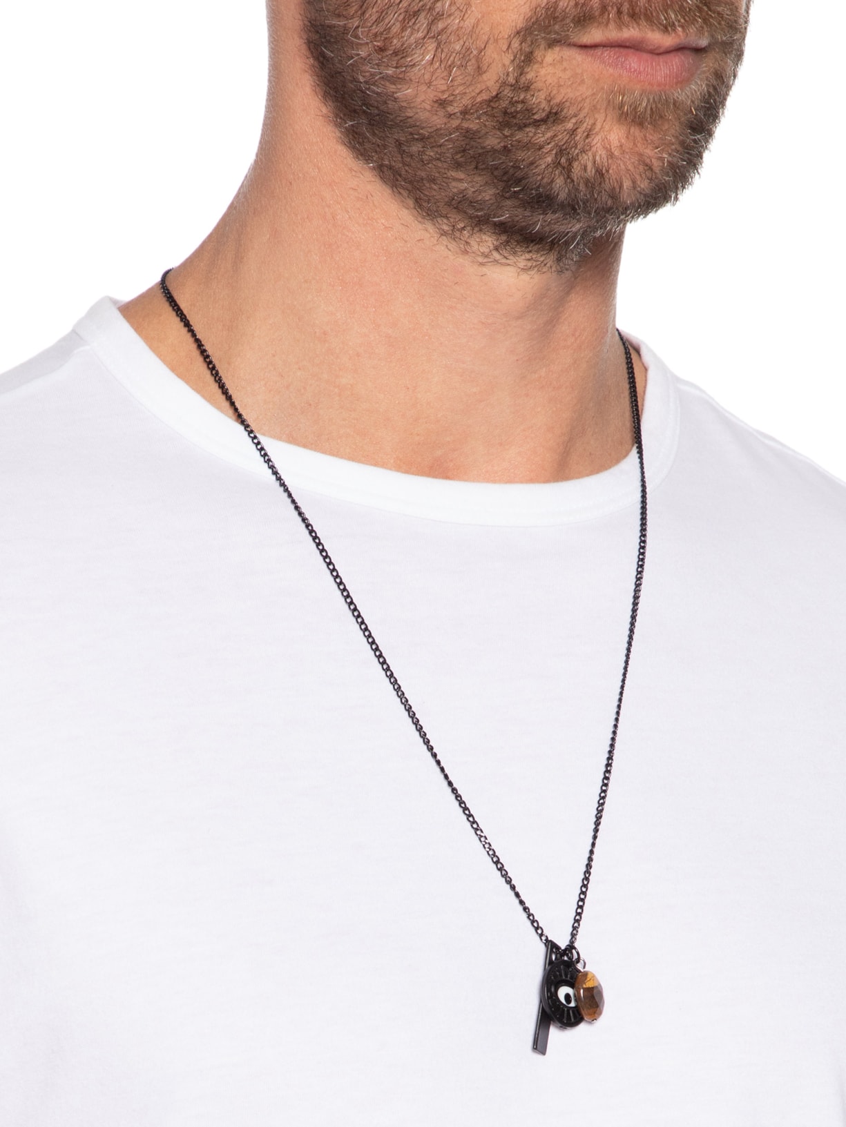 Colar Masculino Placa All Black Preto Sergio K