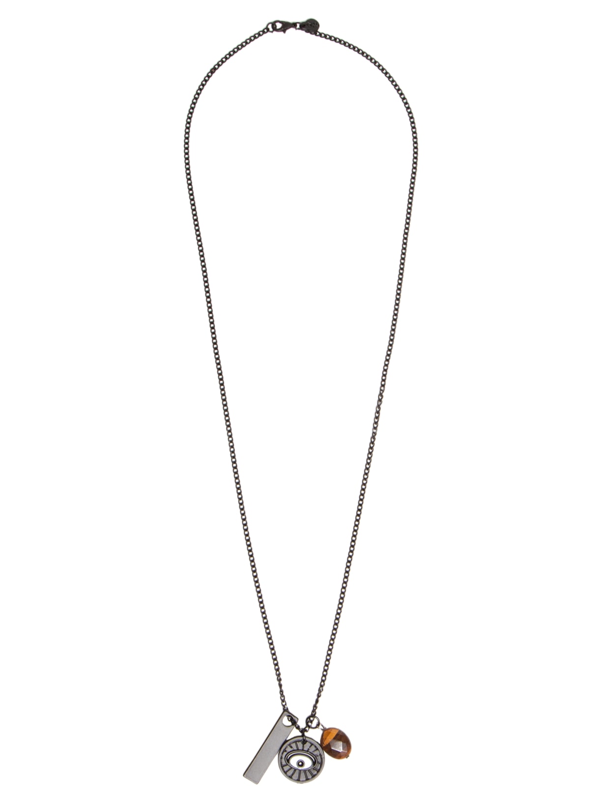 Colar Masculino Placa All Black - Preto