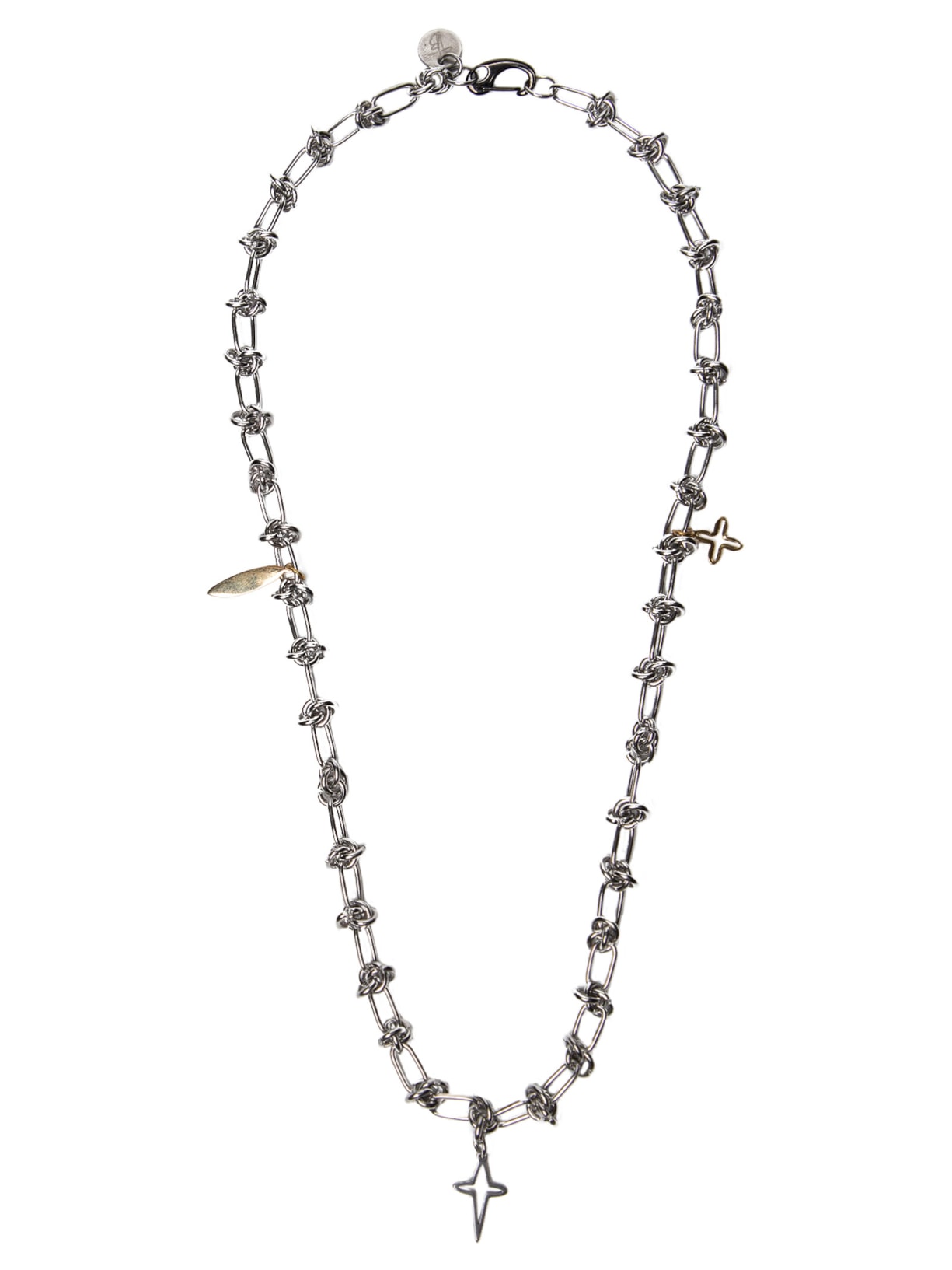 Colar Masculino Signs De Aço - Prata