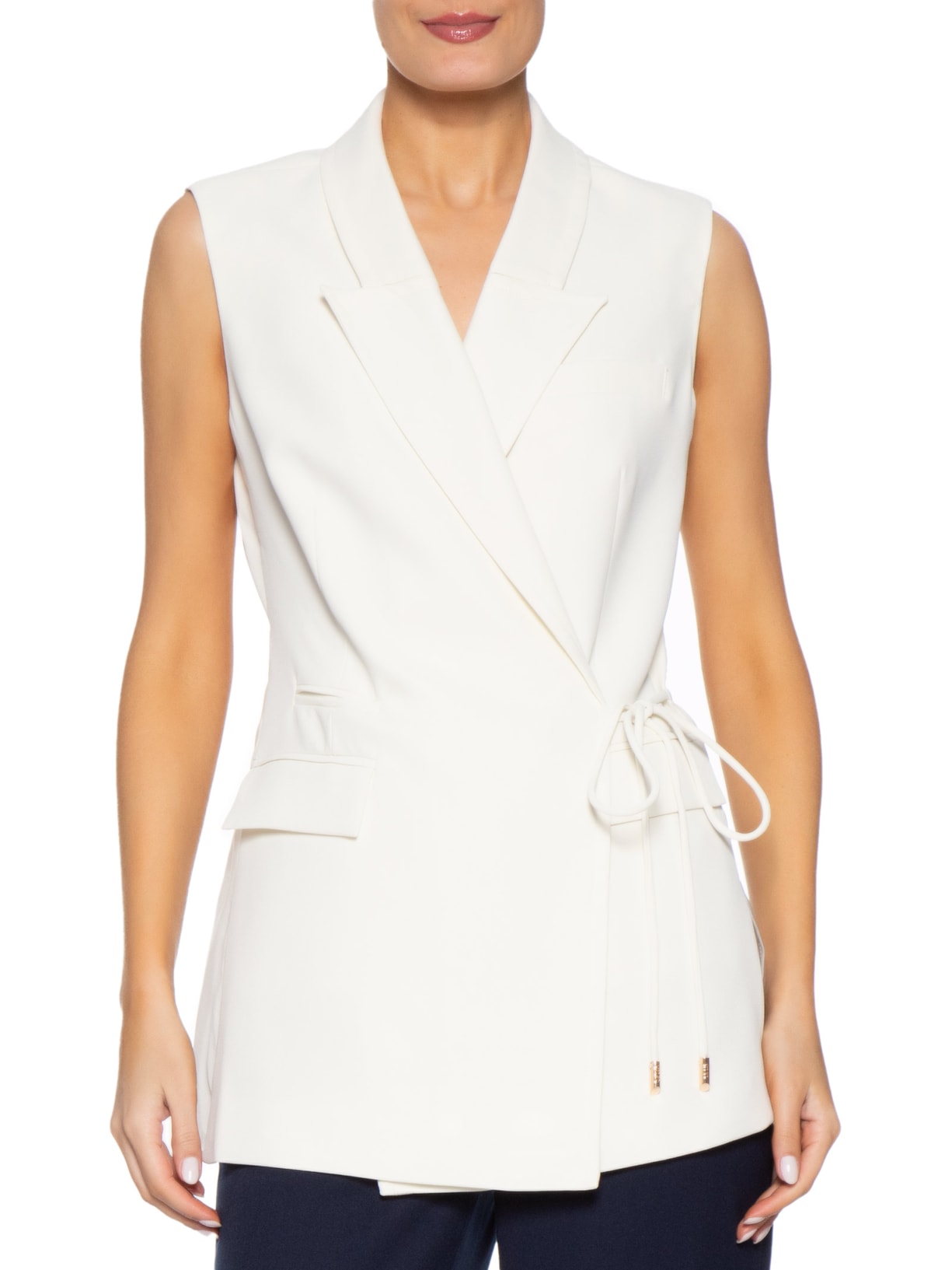 Colete Feminino Adeline Branco Le Lis