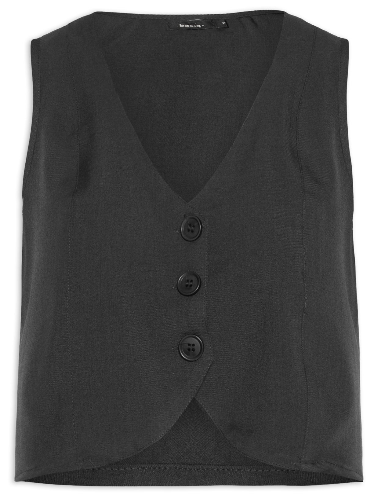 Colete Feminino Alfaiataria Básico - Preto