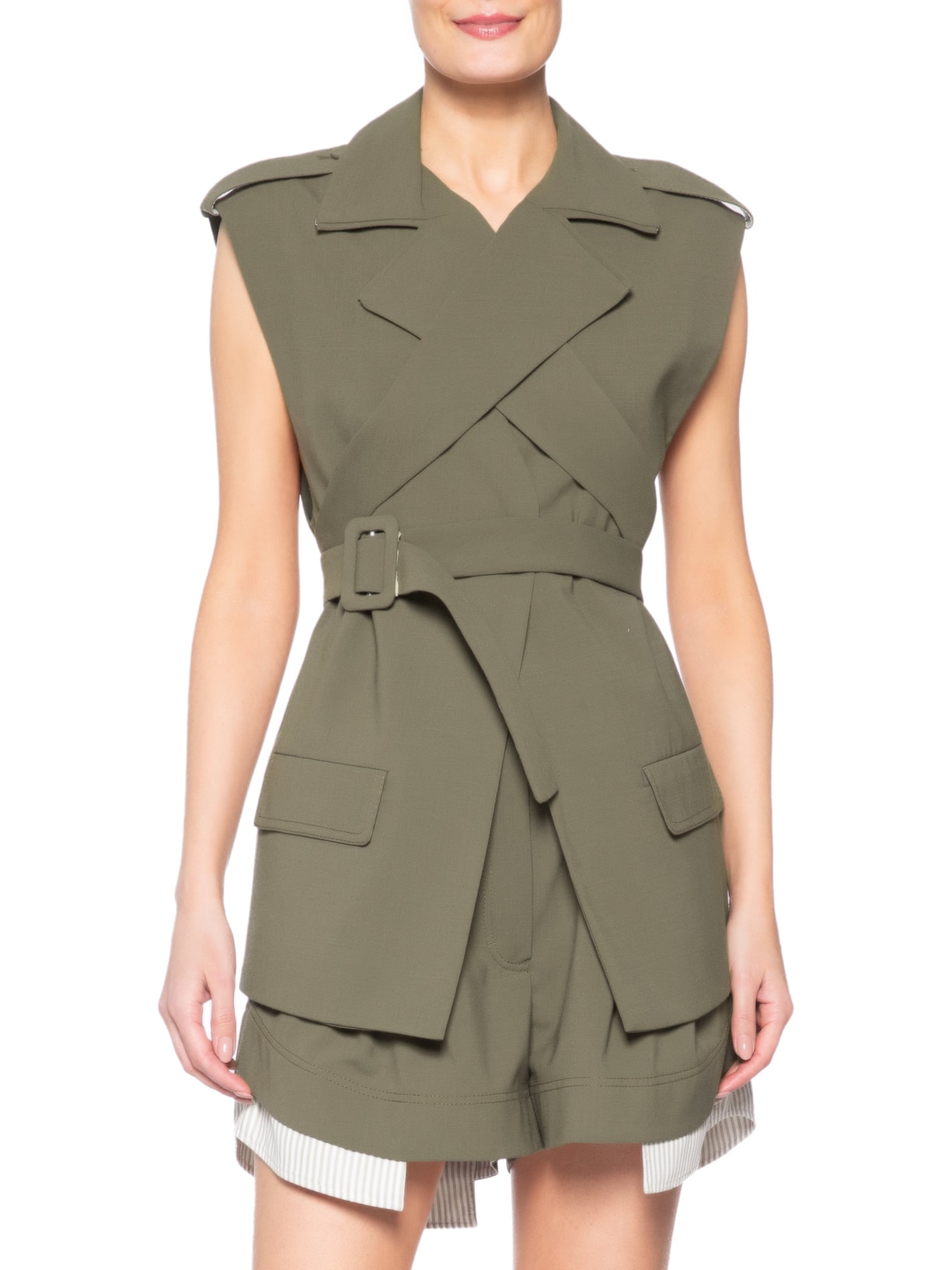 Colete Feminino Alfaiataria Jump Bia – Verde Nk