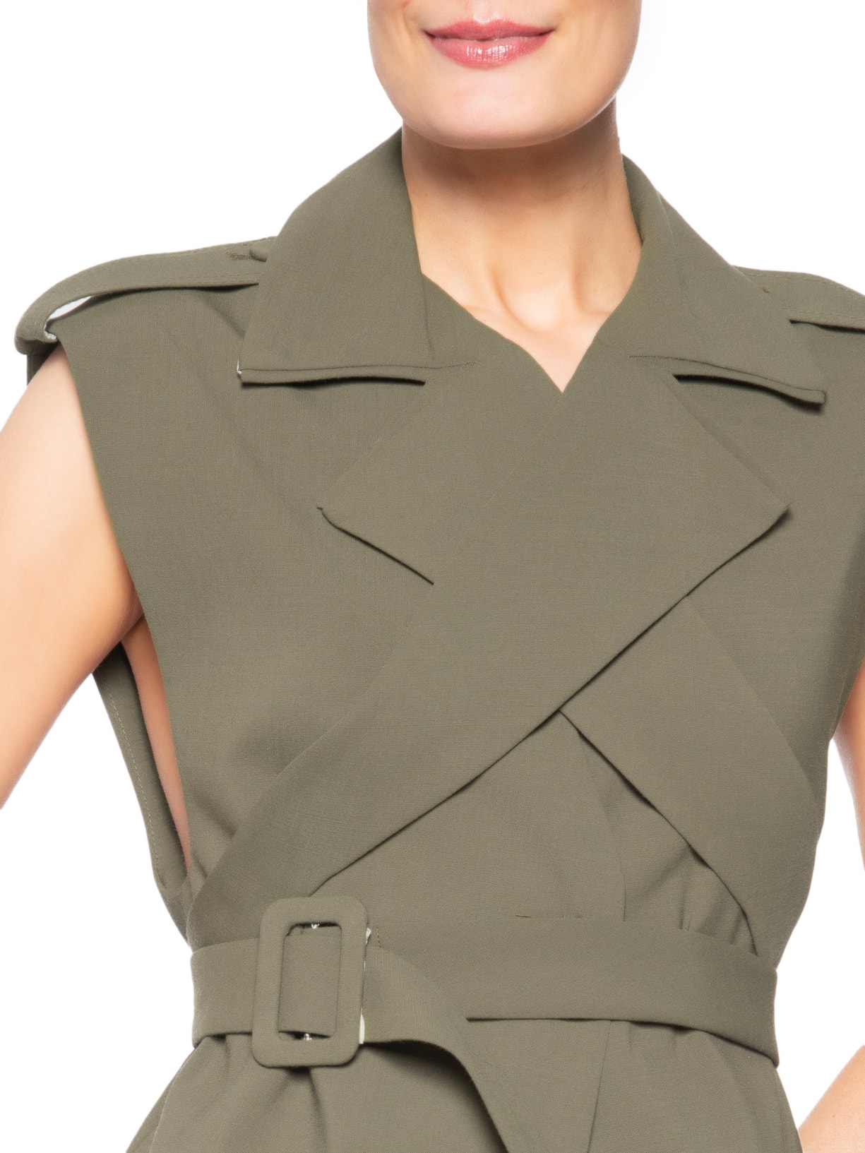 Colete Feminino Alfaiataria Jump Bia – Verde Nk