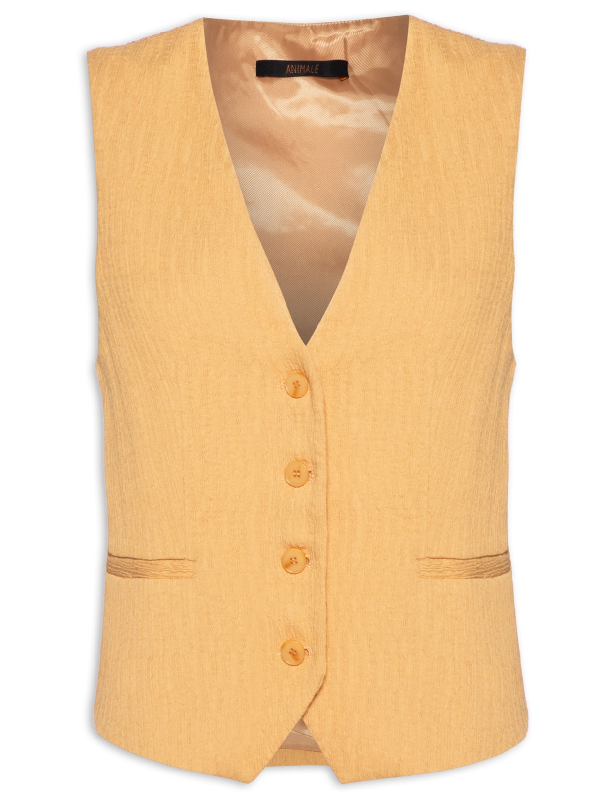 Colete Feminino Alfaiataria Taffy - Bege