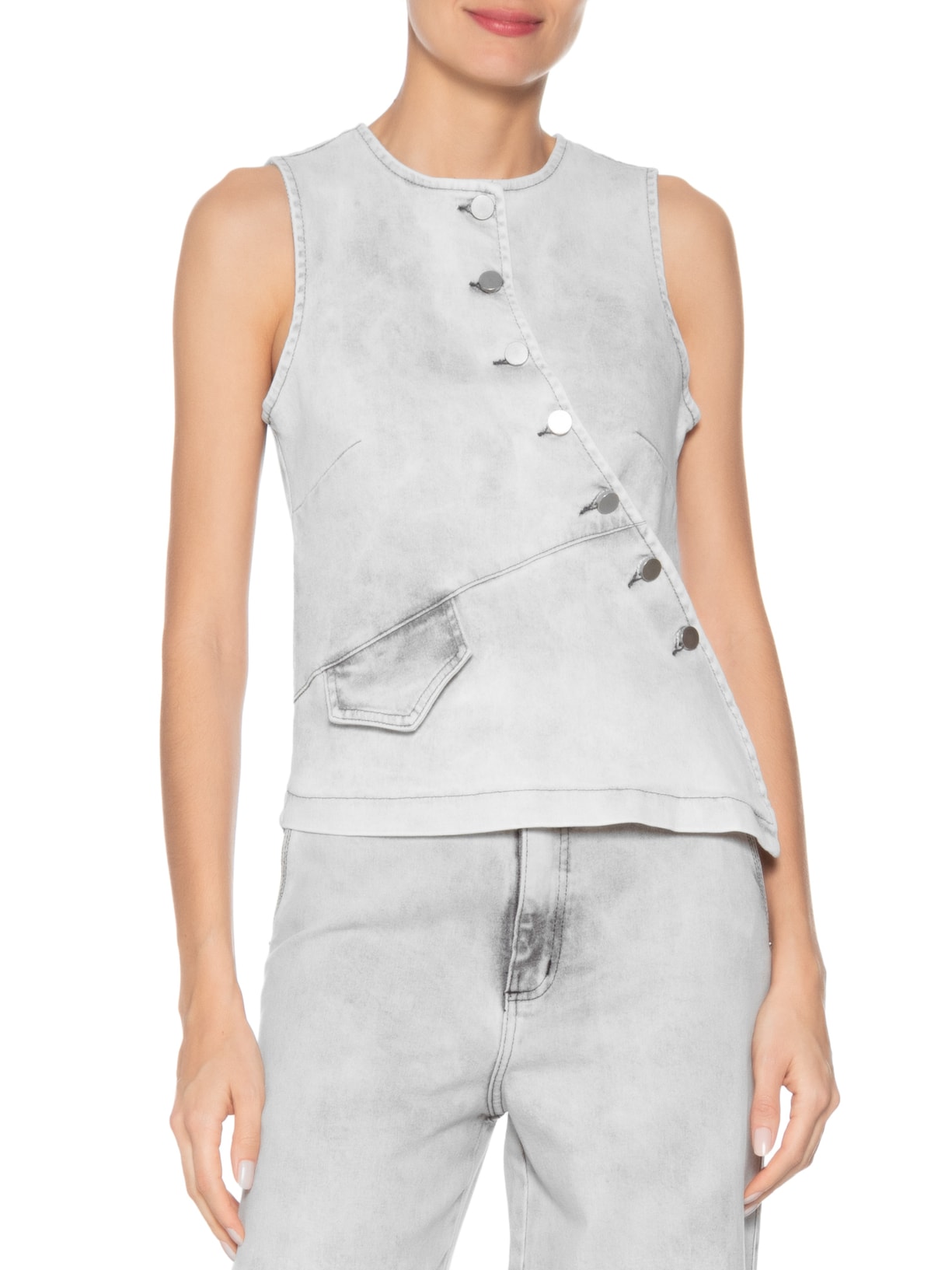 Colete Feminino Altform Cinza Francesca