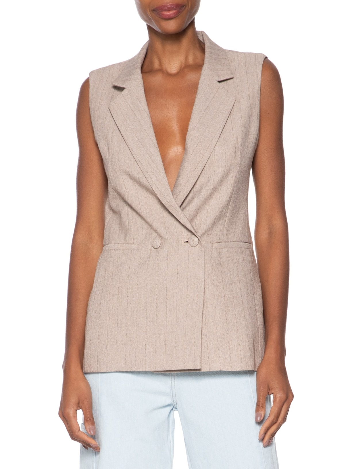 Colete Feminino Aurora Bege Le Lis