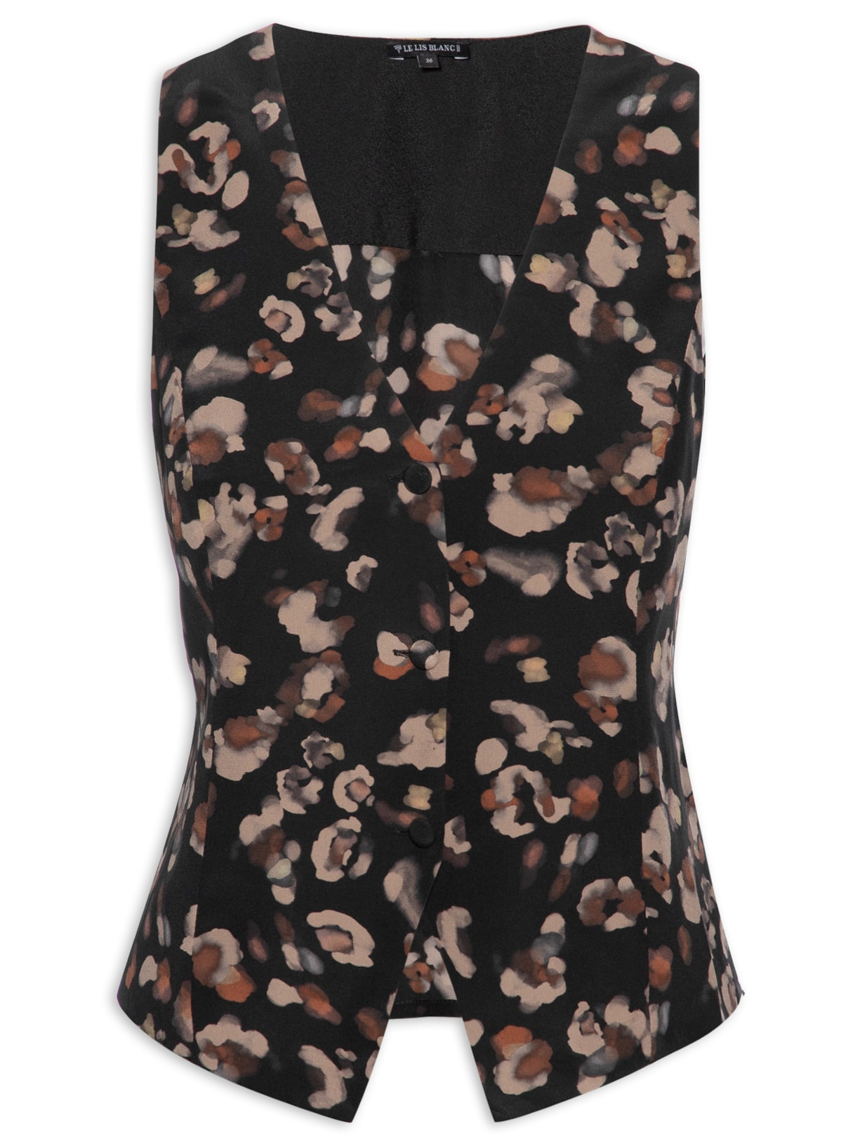 Colete Feminino Bruna - Preto