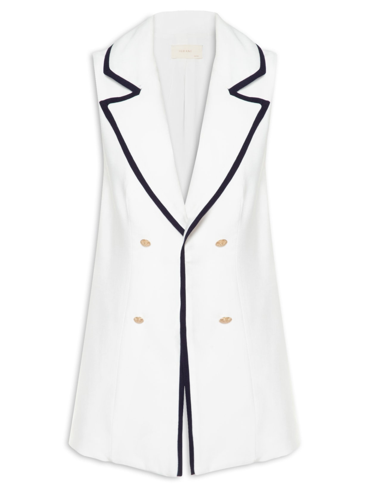 Colete Feminino Carla Off White Iorane