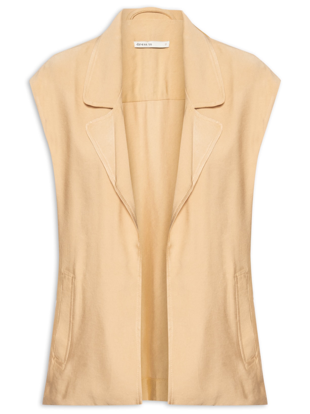 Colete Feminino Casa Inglesa - Bege