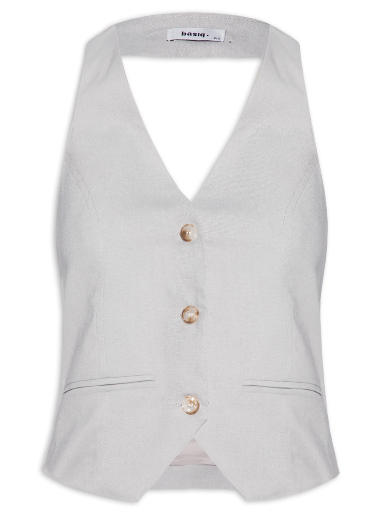 Colete Feminino Cava Americana - Cinza