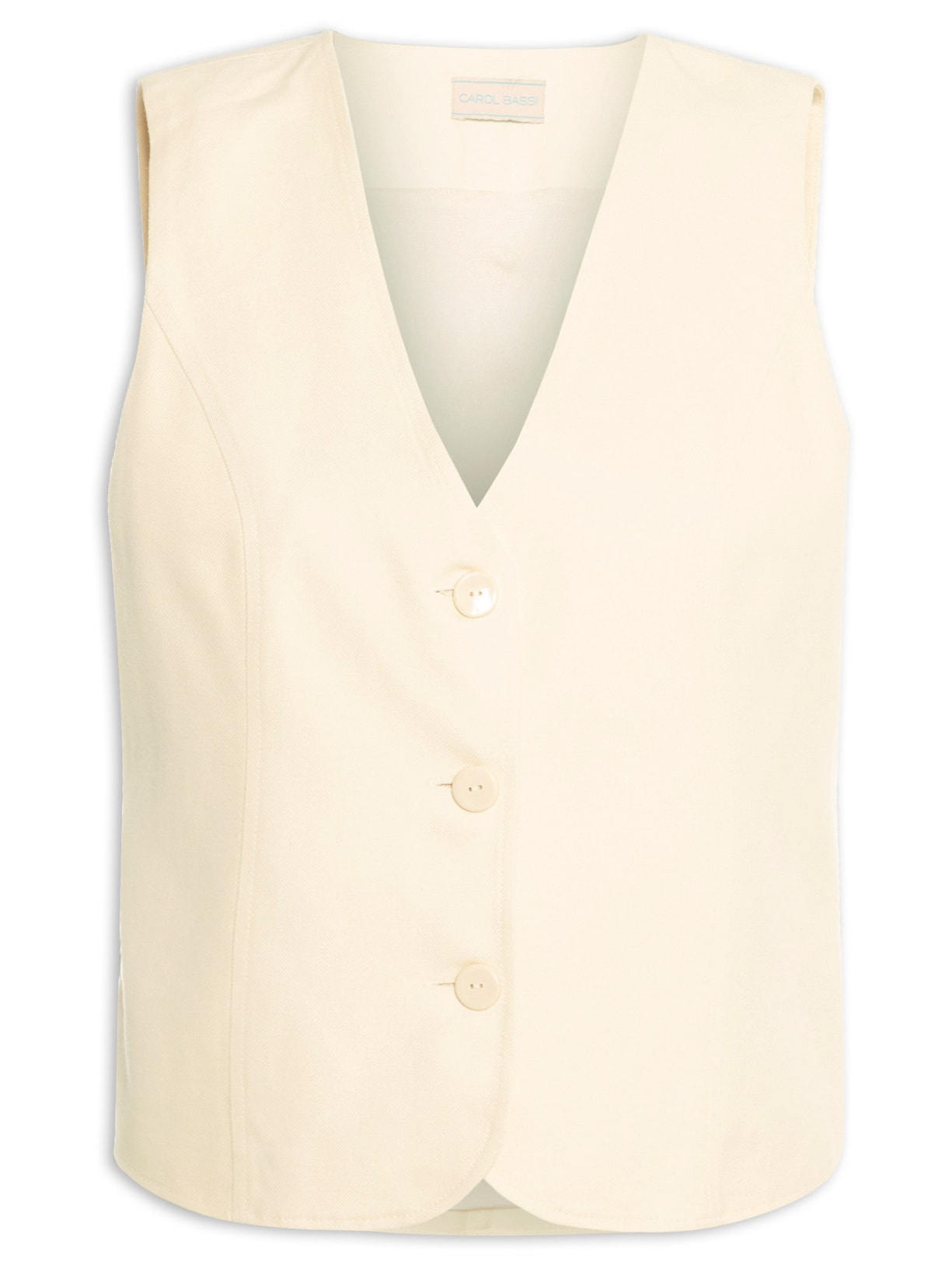 Colete Feminino Celina - Bege