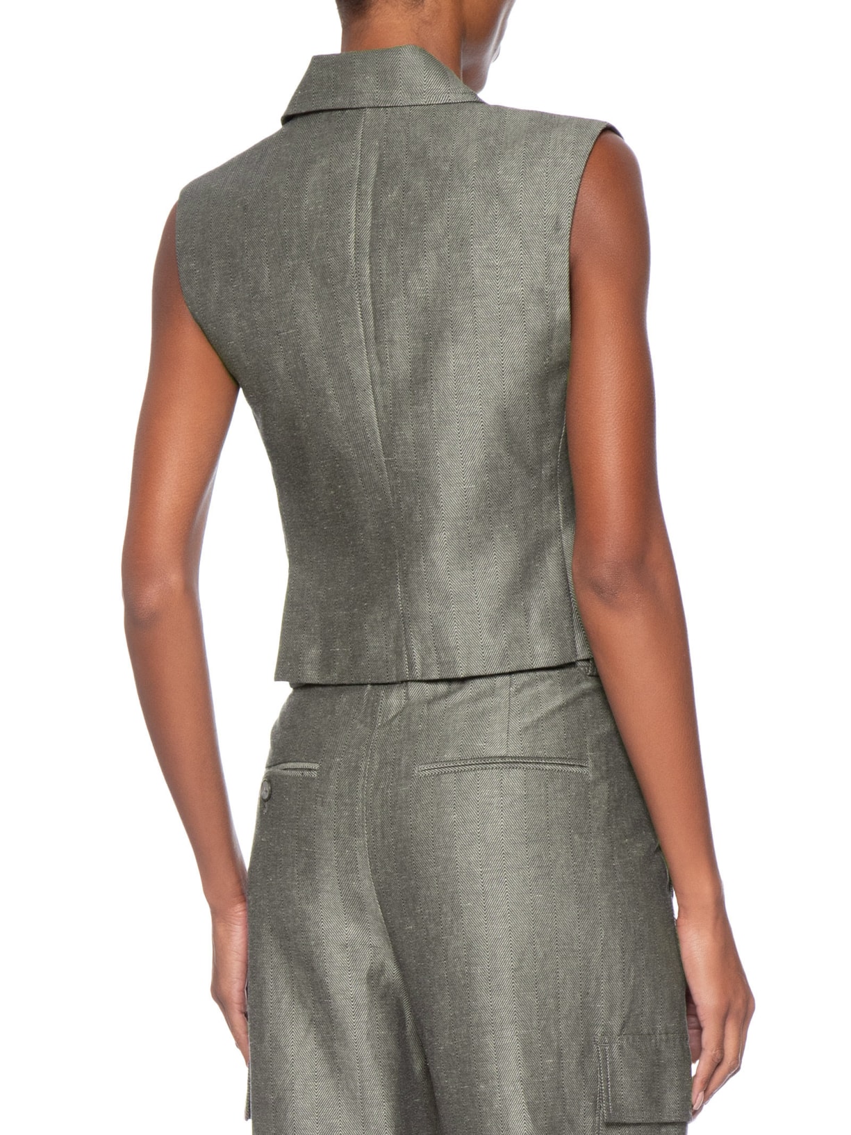 Colete Feminino Chevron Cinza Animale