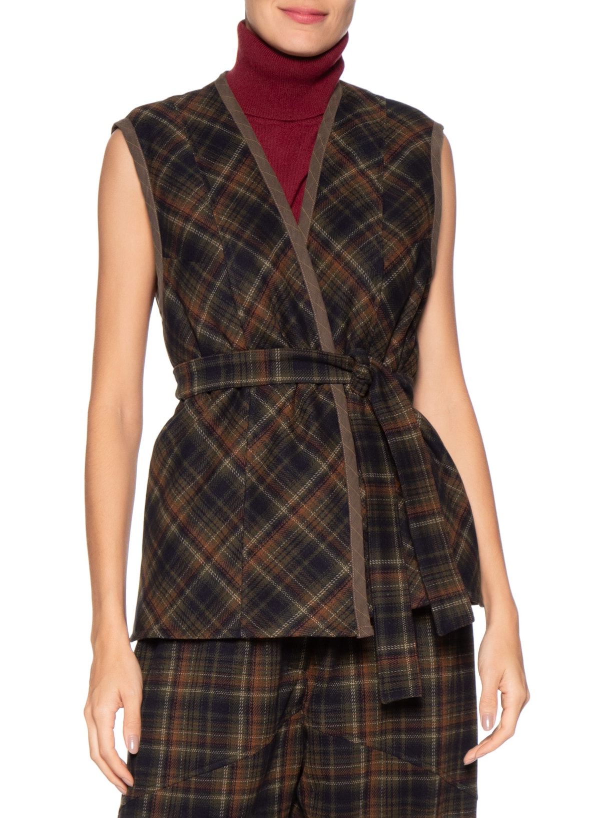 Colete Feminino Contorno Azul A.niemeyer