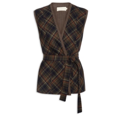 Colete Feminino Contorno - Azul