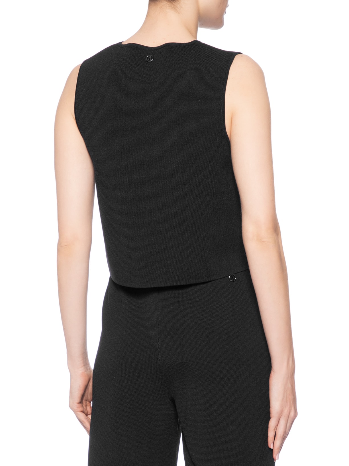 Colete Feminino De Tricot Preto Animale Jeans